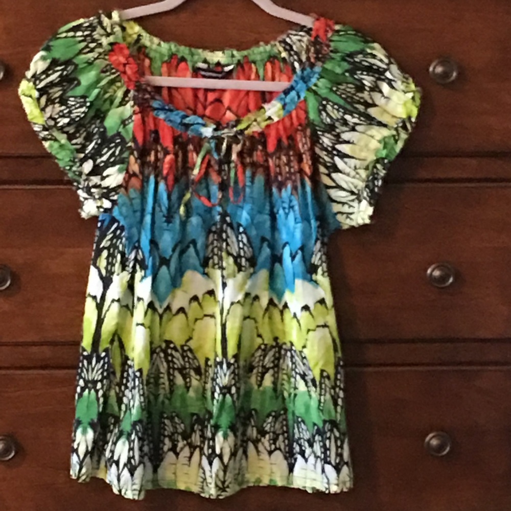 Jasmine boho style top, size L